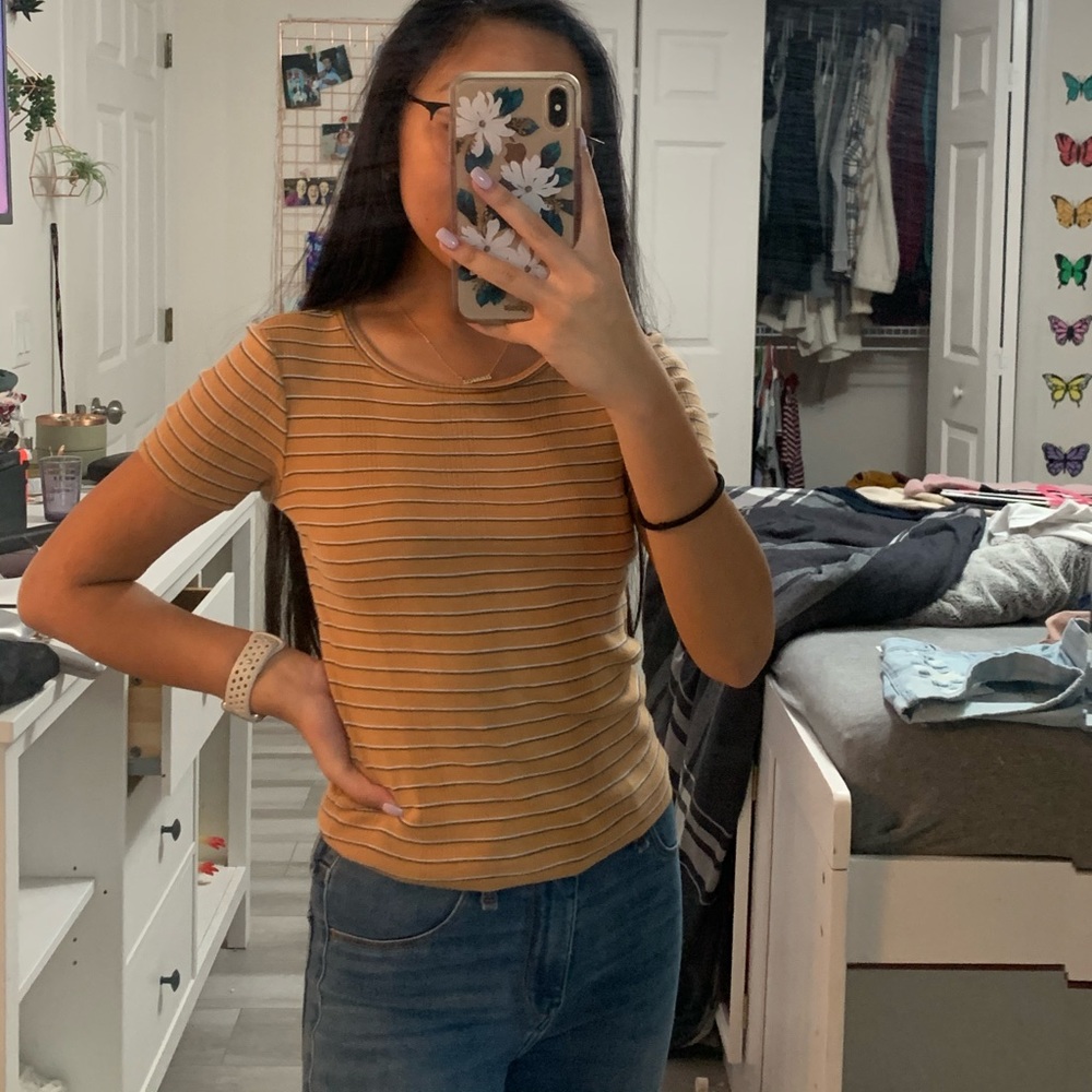 American Eagle Striped Tee